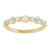 14K Yellow Gold 5/8 CTW Lab-Grown Diamond Anniversary Band