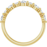 14K Yellow Gold 5/8 CTW Lab-Grown Diamond Anniversary Band