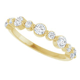 14K Yellow Gold 5/8 CTW Lab-Grown Diamond Anniversary Band