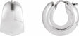 Sterling Silver Tapered 22.2 mm Hoop Earrings