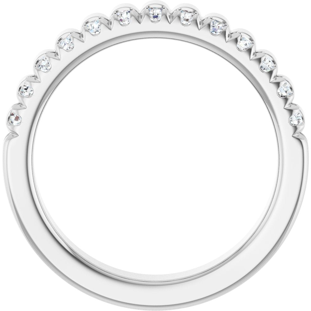 14K White Gold 1/3 CTW Lab-Grown Diamond Anniversary Band