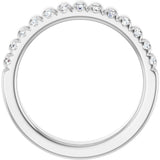14K White Gold 1/3 CTW Lab-Grown Diamond Anniversary Band
