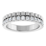 14K White Gold 1/3 CTW Lab-Grown Diamond Anniversary Band