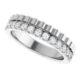 14K White Gold 1/3 CTW Lab-Grown Diamond Anniversary Band