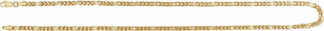 14K Yellow Gold 3.2 mm Franco 24" Chain