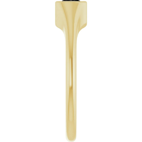 14K Yellow Gold Natural Onyx Two-Stone Ring
