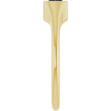 14K Yellow Gold Natural Onyx Two-Stone Ring