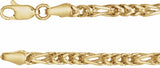 14K Yellow Gold 3.2 mm Franco 20" Chain