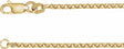 14K Yellow Gold 1.65 mm Rolo 16" Chain