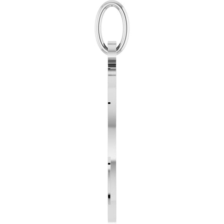 Sterling Silver Engravable Soccer Pendant