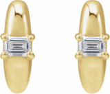 14K Yellow Gold 1/3 CTW Natural Diamond 13.4 mm Hoop Earrings
