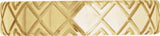 14K Yellow Gold 5 mm Faceted Pattern Band Size 7