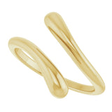 14K Yellow Gold Dome Bypass Ring