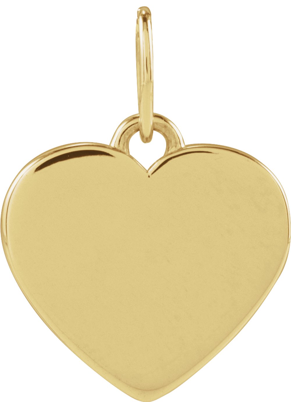 14K Yellow Gold .02 CTW Natural Diamond Blank Paw Print Heart Pendant