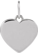 14K White Gold .02 CTW Natural Diamond Blank Paw Print Heart Pendant
