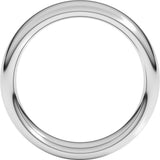 Platinum 6 mm Heavyweight Comfort-Fit European-Style Band Size 10
