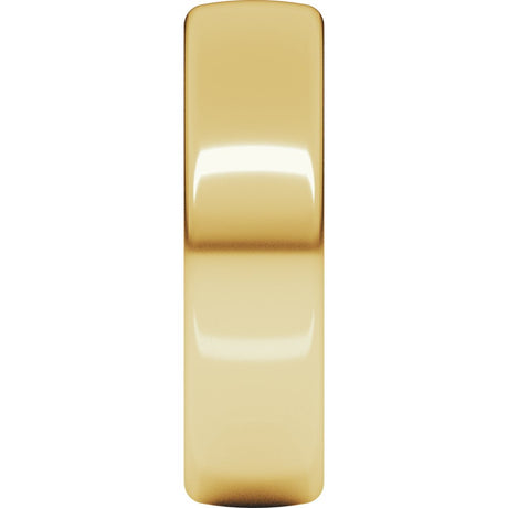 18K Yellow Gold 6 mm Heavyweight Comfort-Fit European-Style Band Size 5.5
