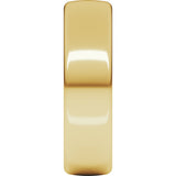 10K Yellow Gold 6 mm Heavyweight Comfort-Fit European-Style Band Size 10