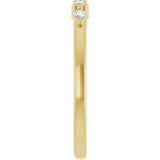 14K Yellow Gold 1/6 CTW Lab-Grown Diamond Anniversary Band