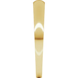 14K Yellow Gold 3 mm Tapered Comfort-Fit Half Round Band