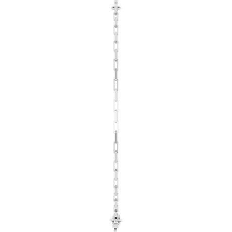 Sterling Silver Engravable Paperclip-Style Link 7" Bracelet