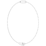 Sterling Silver Engravable Keyhole Link 7" Bracelet