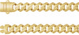 14K Yellow Gold 7.4 mm Monaco Edge Curb 8 1/4" Chain