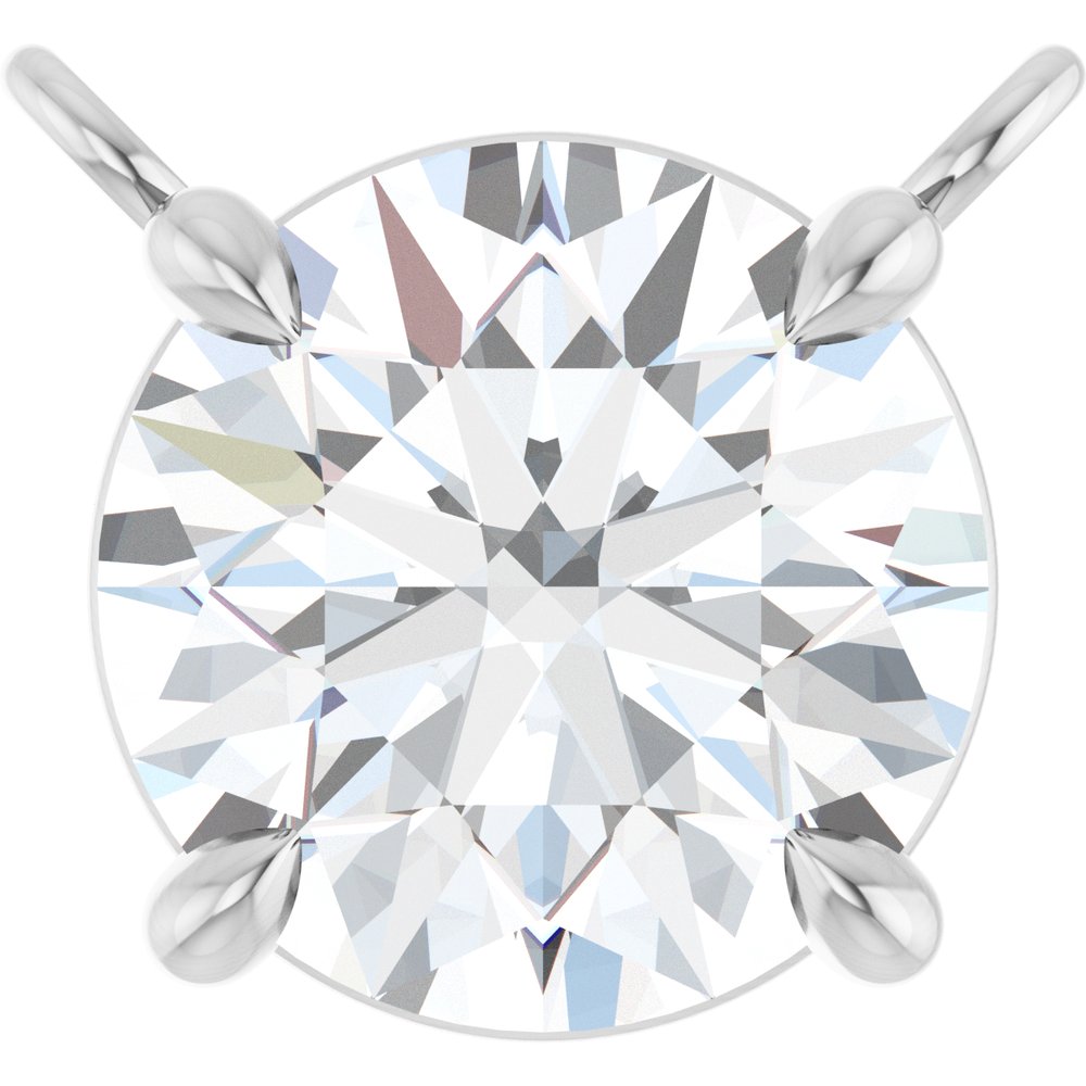Solitaire Claw-Prong Necklace or Center