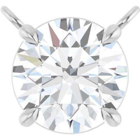 Solitaire Claw-Prong Necklace or Center