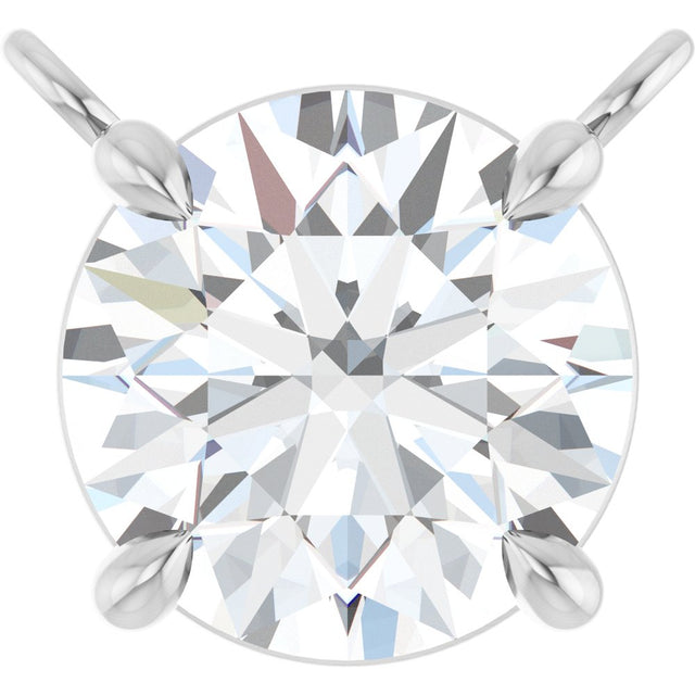Solitaire Claw-Prong Necklace or Center