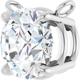 Solitaire Claw-Prong Necklace or Center