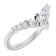 Platinum 1/3 CTW Lab-Grown Diamond Contour Band