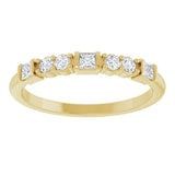 14K Yellow Gold 1/4 CTW Natural Diamond Stackable Ring