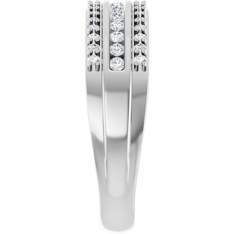 14K White Gold 1/2 CTW Lab-Grown Diamond Anniversary Band