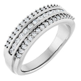 14K White Gold 1/2 CTW Lab-Grown Diamond Anniversary Band