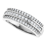 14K White Gold 1/2 CTW Lab-Grown Diamond Anniversary Band