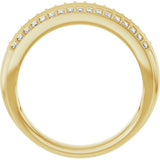 14K Yellow Gold 1/2 CTW Natural Diamond Anniversary Band