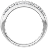 14K White Gold 1/2 CTW Lab-Grown Diamond Anniversary Band