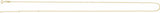 14K Yellow Gold-Filled 1 mm Ultra-Lightweight Cable 16-18" Chain