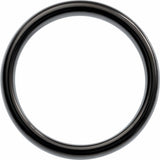 Black Tungsten 6 mm Comfort-Fit Half Round Band Size 7