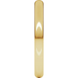 14K Yellow Gold 2.5 mm Heavyweight Comfort-Fit European-Style Band