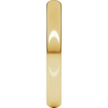 10K Yellow Gold 3 mm Heavyweight Comfort-Fit European-Style Band Size 6