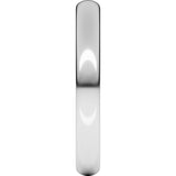 18K White Gold 3 mm Heavyweight Comfort-Fit European-Style Band Size 4.5