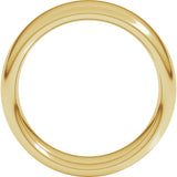 14K Yellow Gold 7 mm Heavyweight Comfort-Fit European-Style Band Size 10