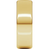 14K Yellow Gold 7 mm Heavyweight Comfort-Fit European-Style Band Size 10