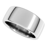 Platinum 9 mm Heavyweight Comfort-Fit European-Style Band Size 12.5