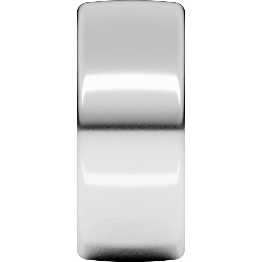 Platinum 9 mm Heavyweight Comfort-Fit European-Style Band Size 12.5