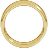 18K Yellow Gold 8 mm Heavyweight Comfort-Fit European-Style Band Size 9.5