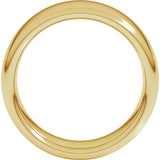 14K Yellow Gold 8 mm Heavyweight Comfort-Fit European-Style Band