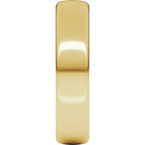 14K Yellow Gold 5 mm Heavyweight Comfort-Fit European-Style Band Size 9